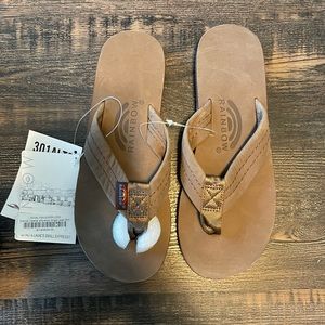 NWT: Rainbow Sandals - Espresso - Womens Small